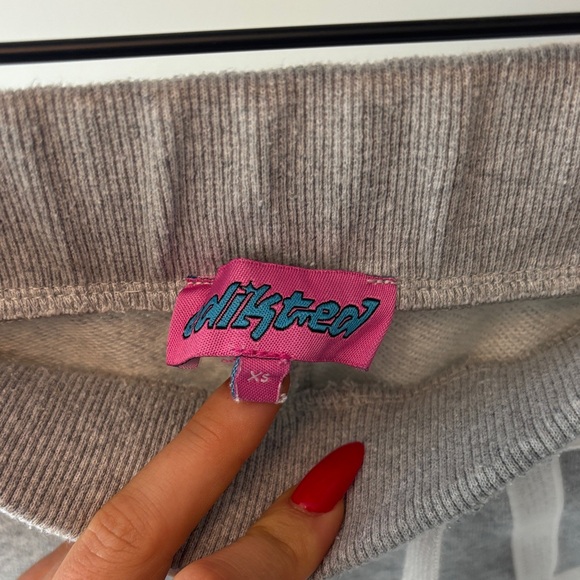 Edikted Gray Drawstring Sweatpants - Picture 3 of 3